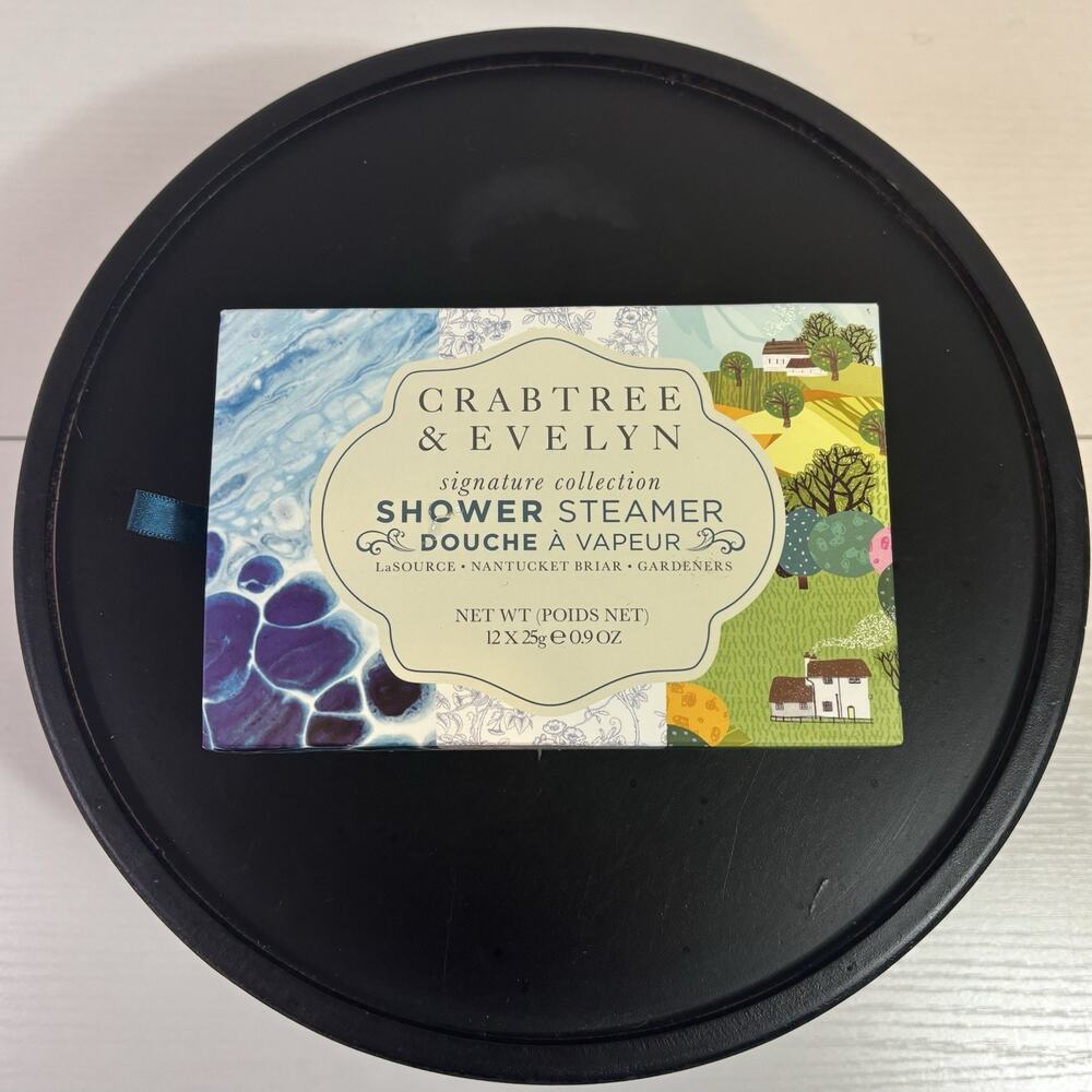 Crabtree & Evelyn Signature Collection Shower Steamer Tablets ~ Box of 12 Bin5
